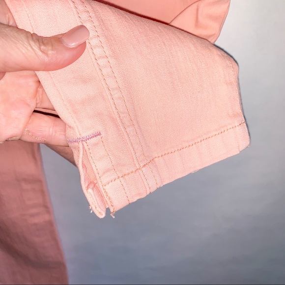 ANTHROPOLOGIE Pilcro & The Letterpress Peach Crop Jeans - Picture 8 of 8